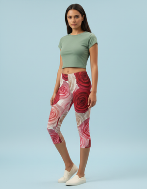 Blossom Capri Leggings Capri Leggings — Dripper