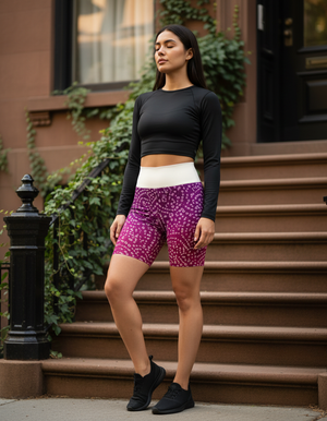 Gulab Yoga Shorts Yoga Shorts — Dripper