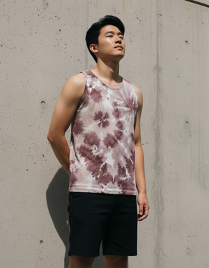 Men's Burnished Lilac Nebula tank tops