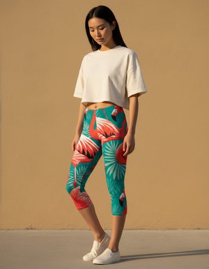 Vivid Capri Leggings Capri Leggings — Dripper