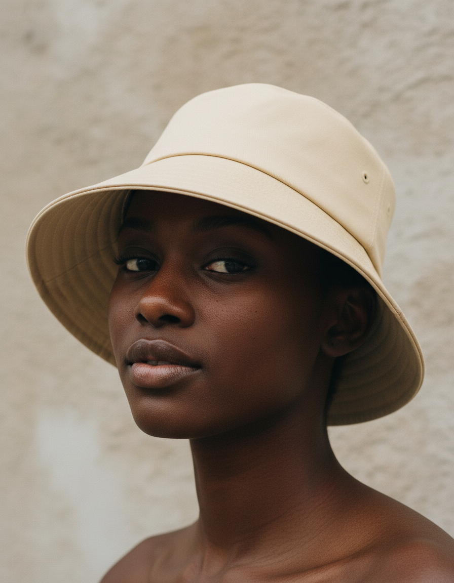 Bucket hat in Wheat
