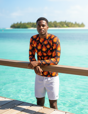 Inferno Rash Guard Men's Rashguard — Dripper