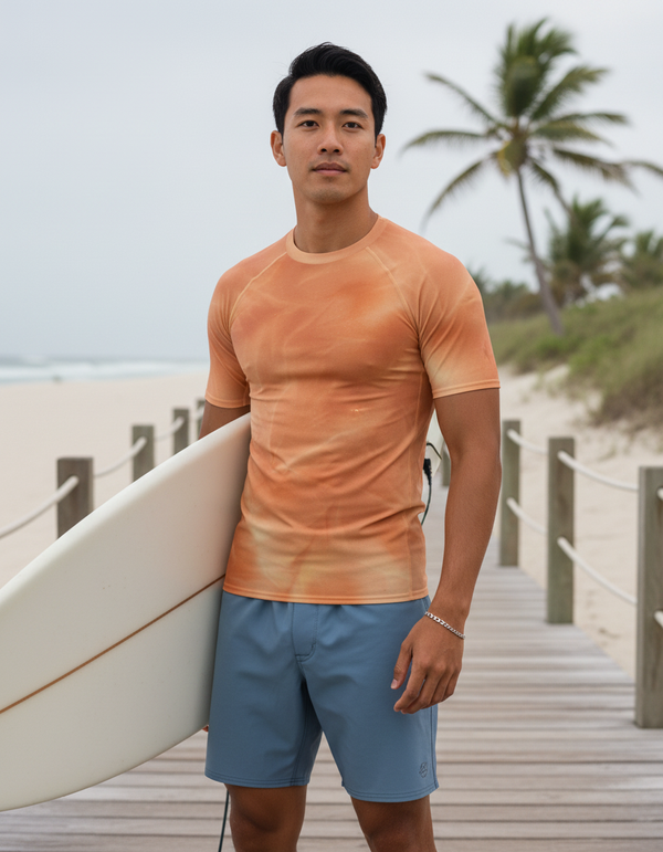 Men's Ice-Dye Rash Guard