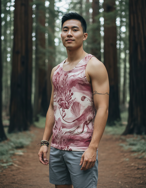 Men's Amaranth Seabreeze tank tops