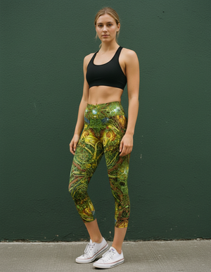 Elysium Leggings Capri Yoga Leggings — Dripper