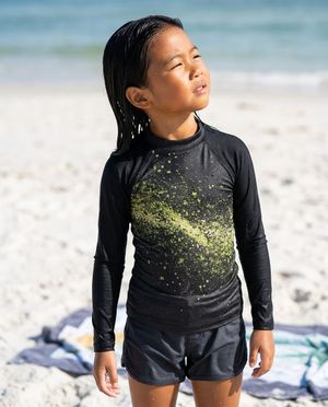 Acacia Pixelate Rash Guard Kids Rash Guard — Lolekai