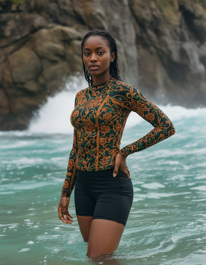Rashguard — Women's Coral Tana