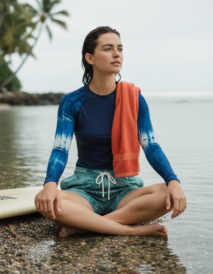 Aqua Rash Guard Women's Rashguard — Dripper