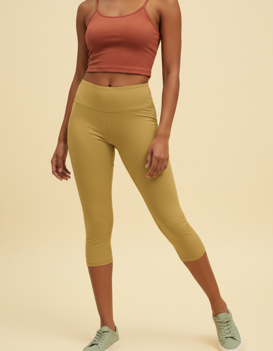 Capri Leggings in Amber Haze