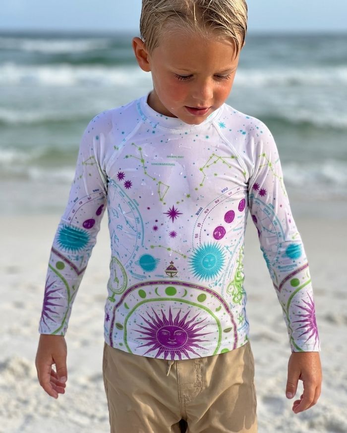 Rashguard — Boys Neon Cosmos