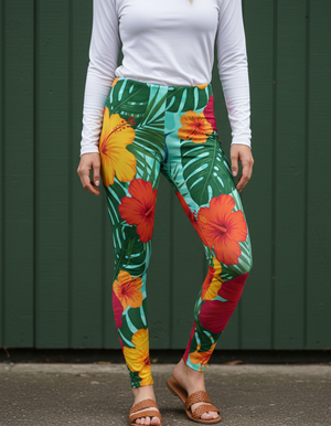 Petal Leggings Women's Leggings — Dripper
