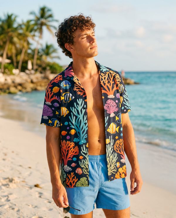 Coral Collection hawaiian shirts