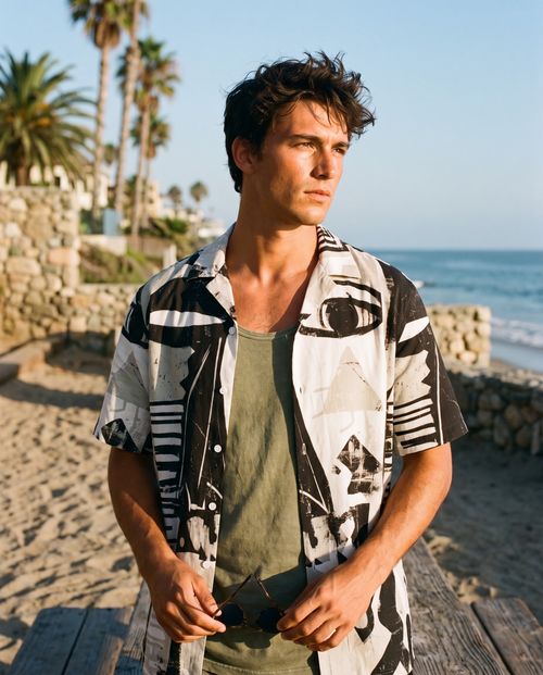 White Onyx Warpaint Chorus Hawaiian Shirt