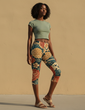 Edo Capri Leggings Capri Leggings — Dripper