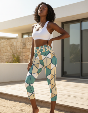 Turtle Capri Yoga Leggings Capri Yoga Leggings — Dripper