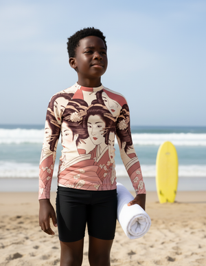 Youth Millennial Pink Yume youth rashguards