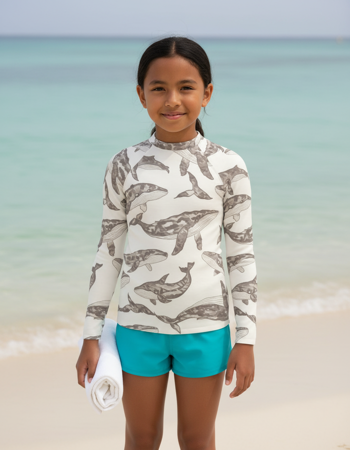 Rashguard — Youth White Onyx Breeze