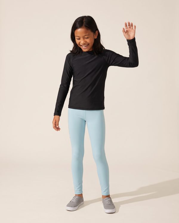 Arctic Blue Girls Youth Leggings