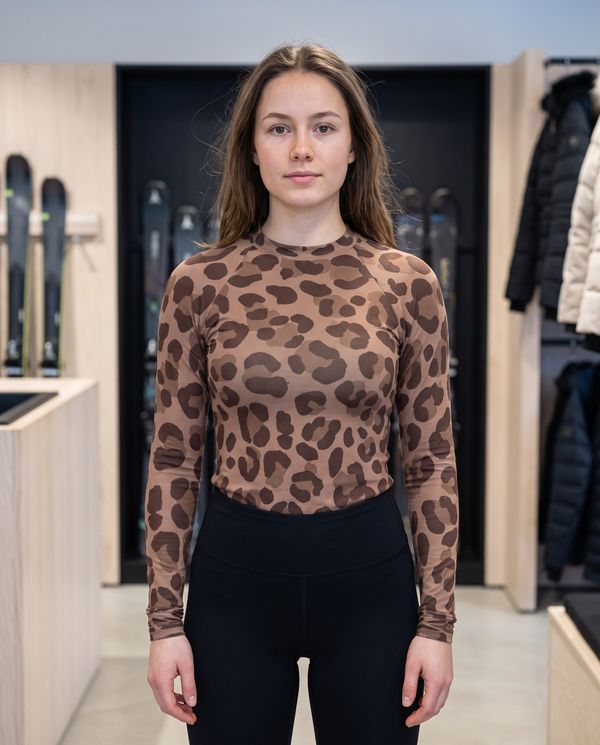 Women's Driftwood Feline Base Layer Top