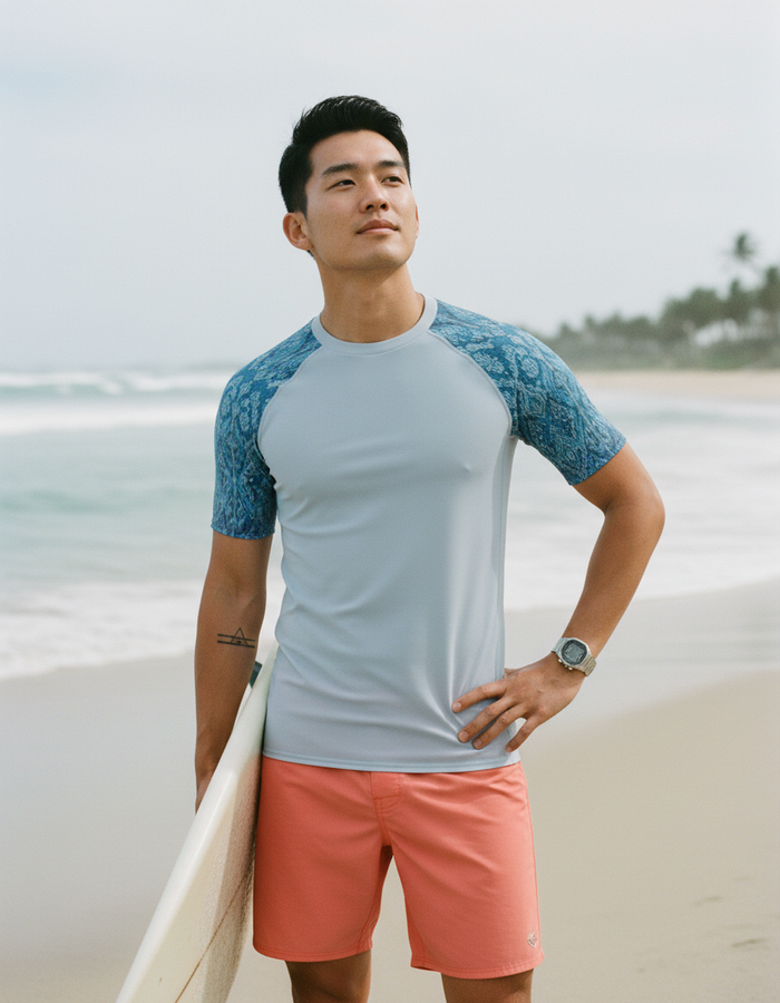 Rashguard — Men's Blue Aura Siam