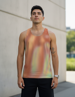 Men's Burnt Sienna Chroma tank tops