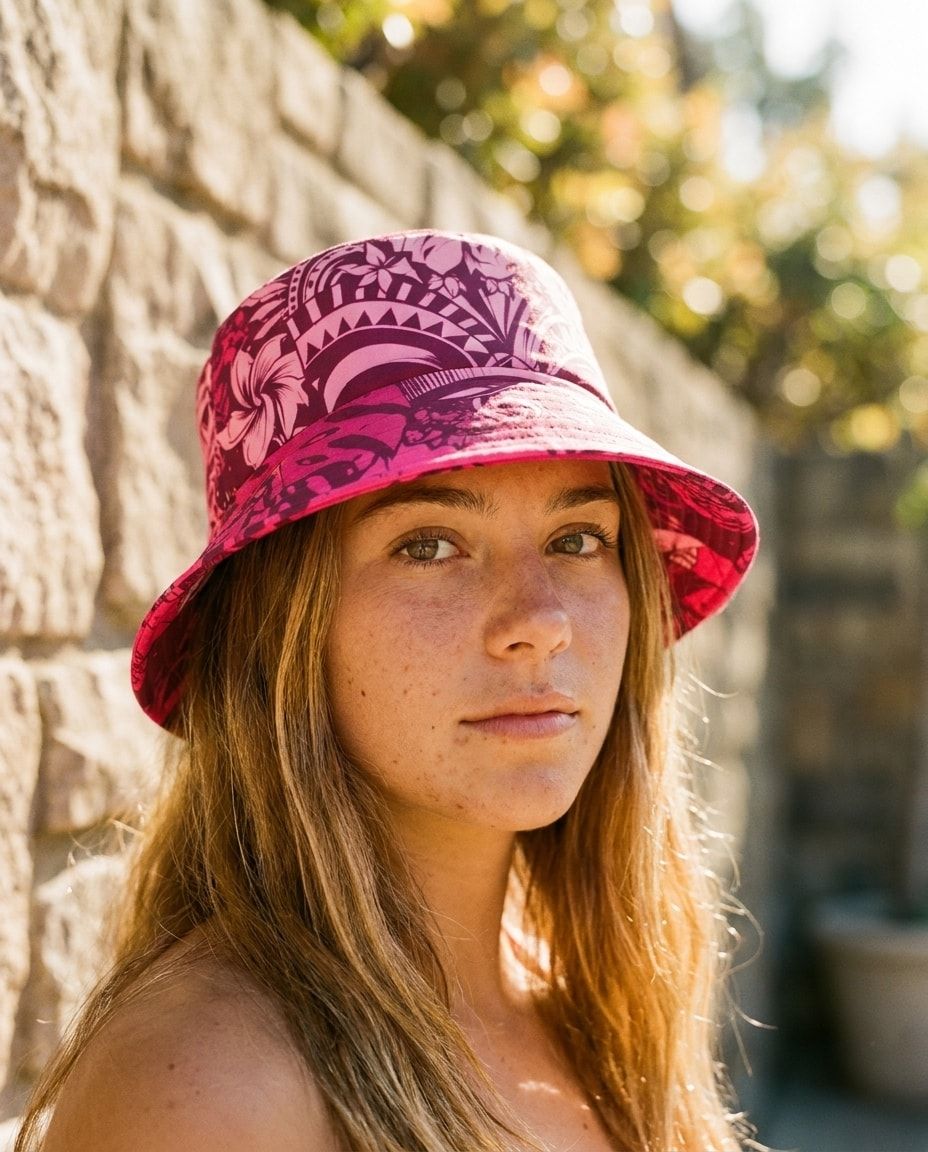 Electric Fuchsia Honua Kai bucket hats — view 1 of 2