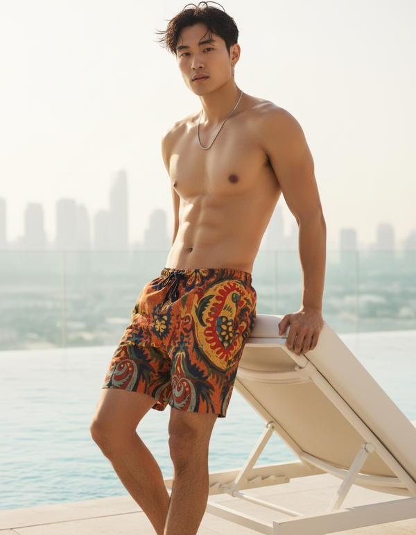 Men's Swim Trunks in Ghazal