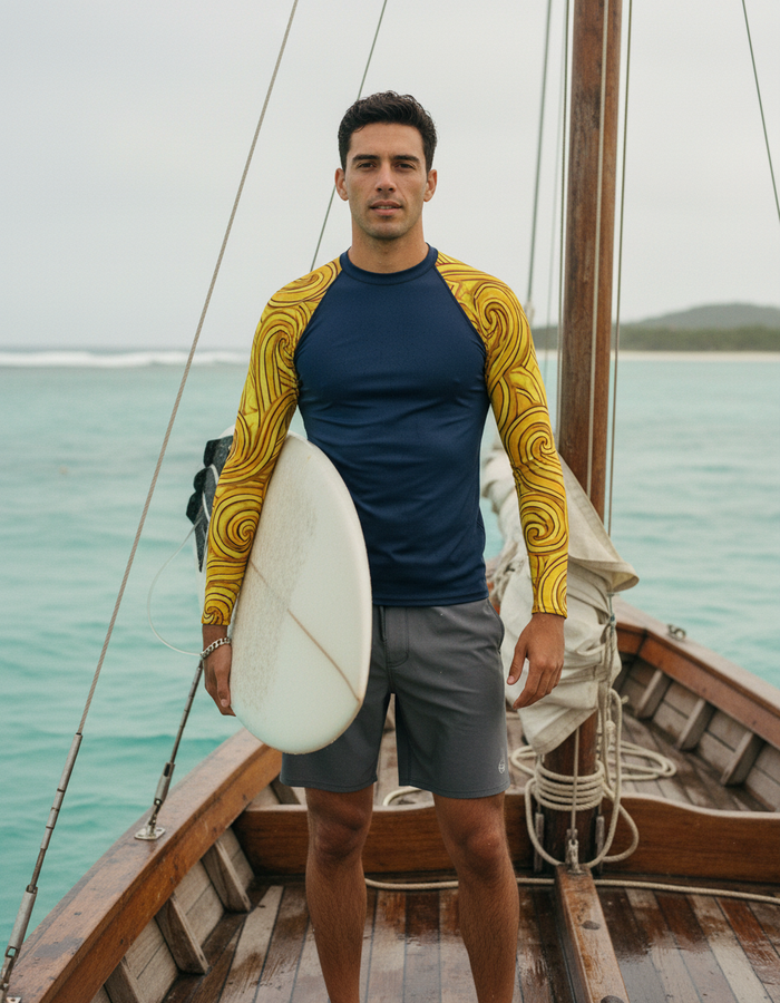 Rashguard — Men's Yellow Spectrum