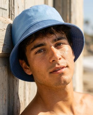 Marina Walnut & Wheat bucket hats
