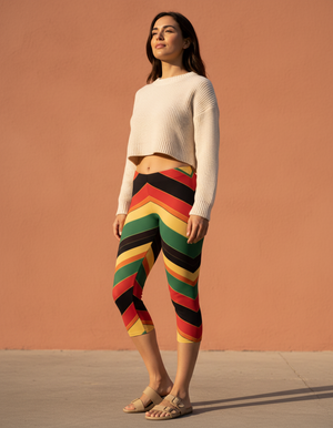 Cascade Capri Leggings Capri Leggings — Dripper