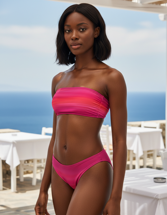 Bandeau — Oxblood / Hot Magenta Solstice