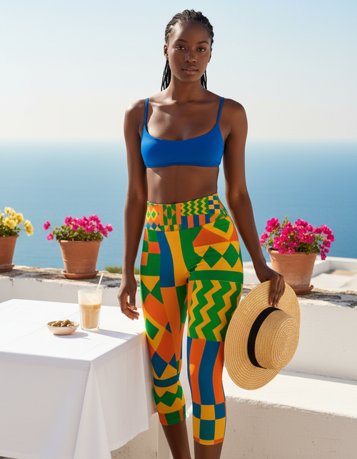 Moyo Leggings Capri Yoga Leggings — Dripper