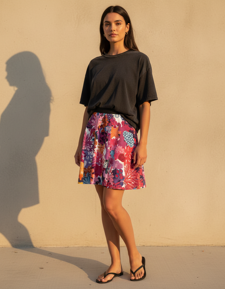 Women's Coral Reef Skater Skirt