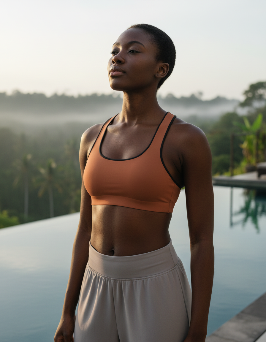 Classic Sports Bra in Henna
