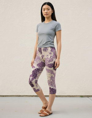 Burnished Lilac Edo leggings