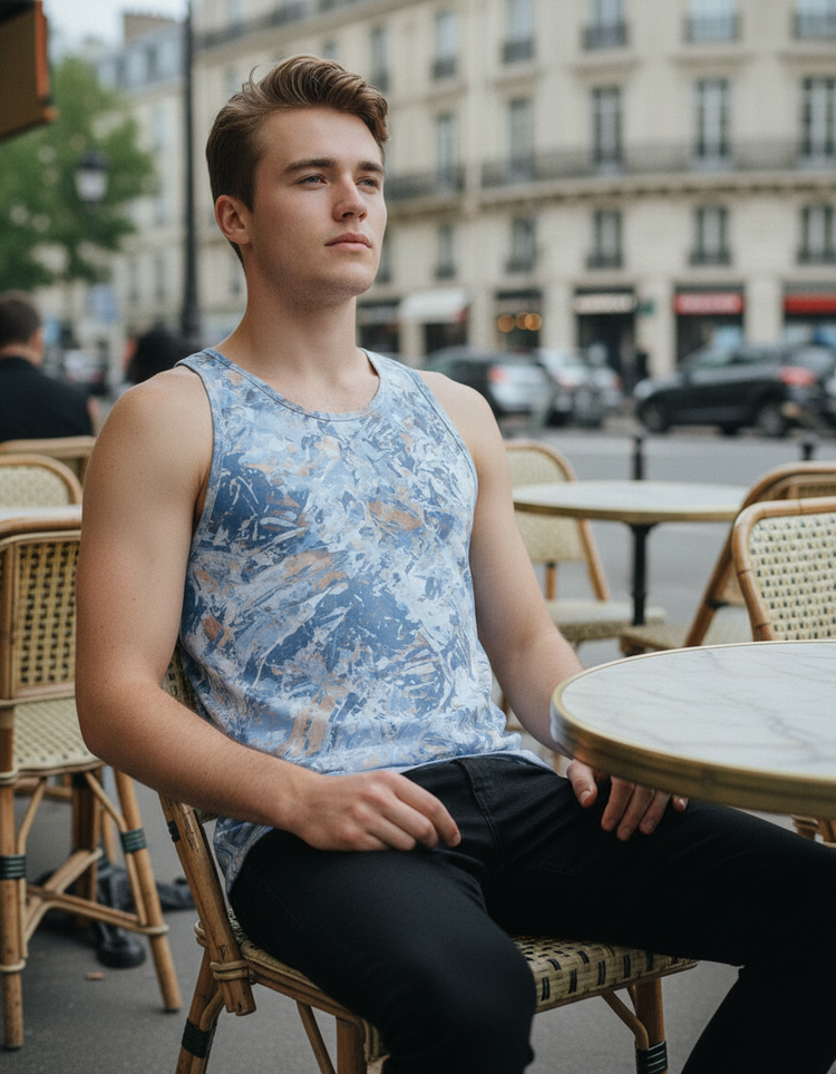 Men's Risograph Tank Top