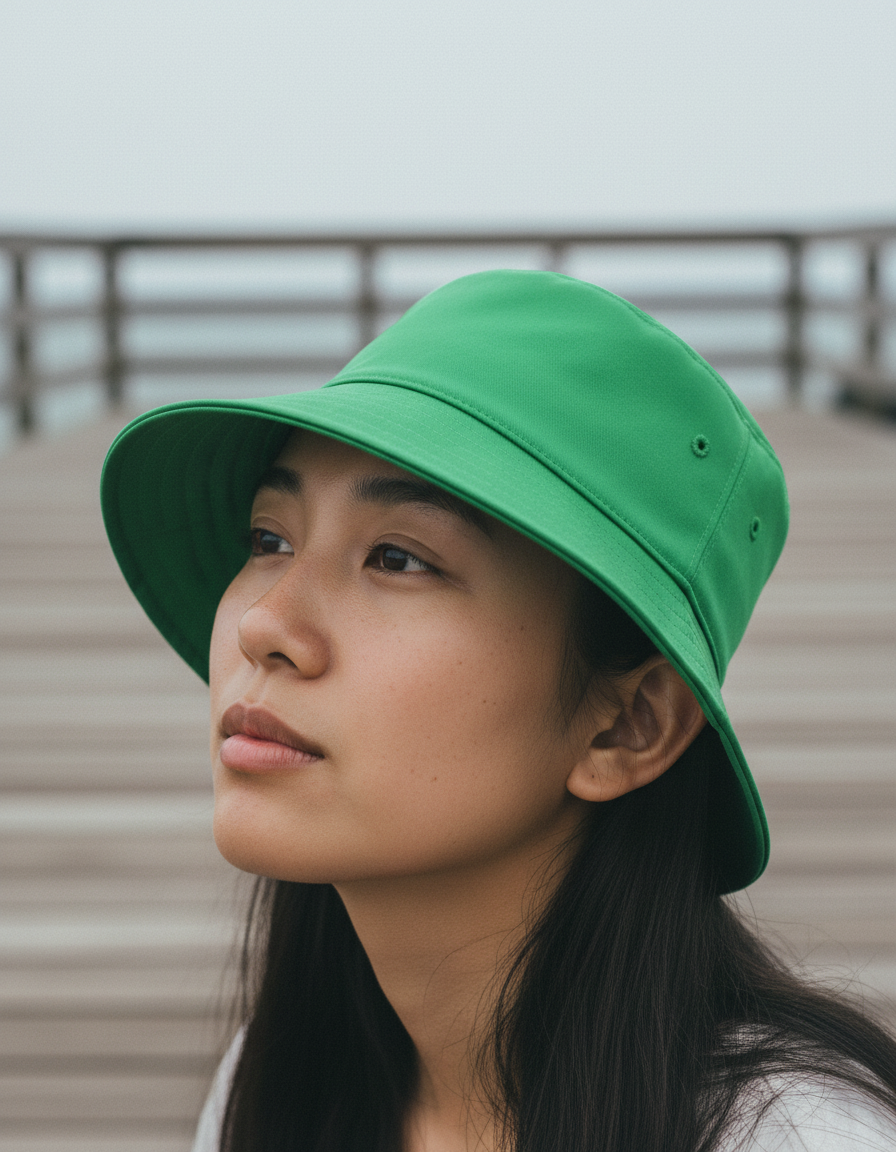 Bucket hat in Malachite