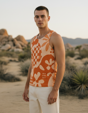 Men's Muskmelon Vivid tank tops