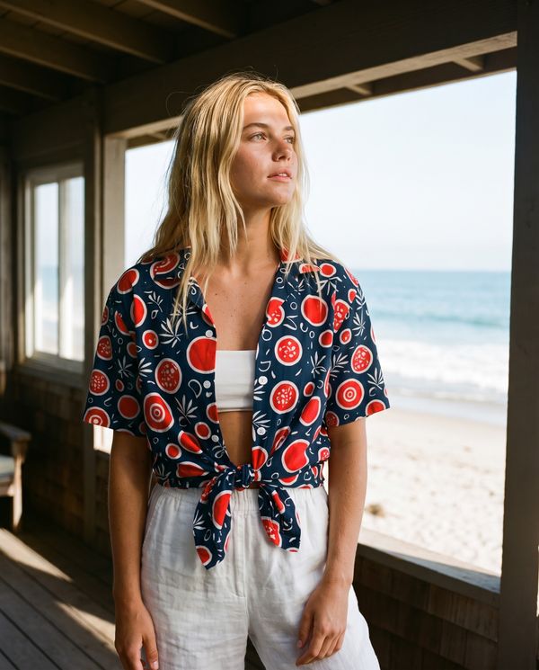 Kikkō women's hawaiian shirts