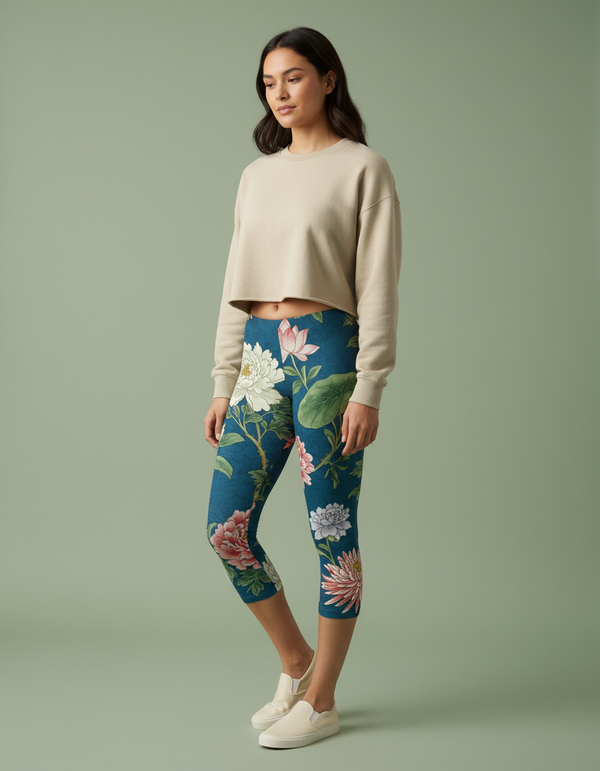 Chinese Collection capri leggings