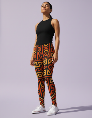 Kembang full-length leggings