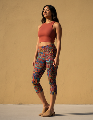 Solstice Capri Leggings Capri Leggings — Dripper