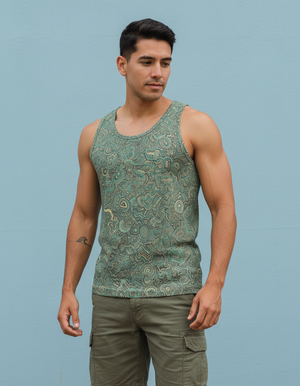 Men's Jelly Mint Zephyr tank tops