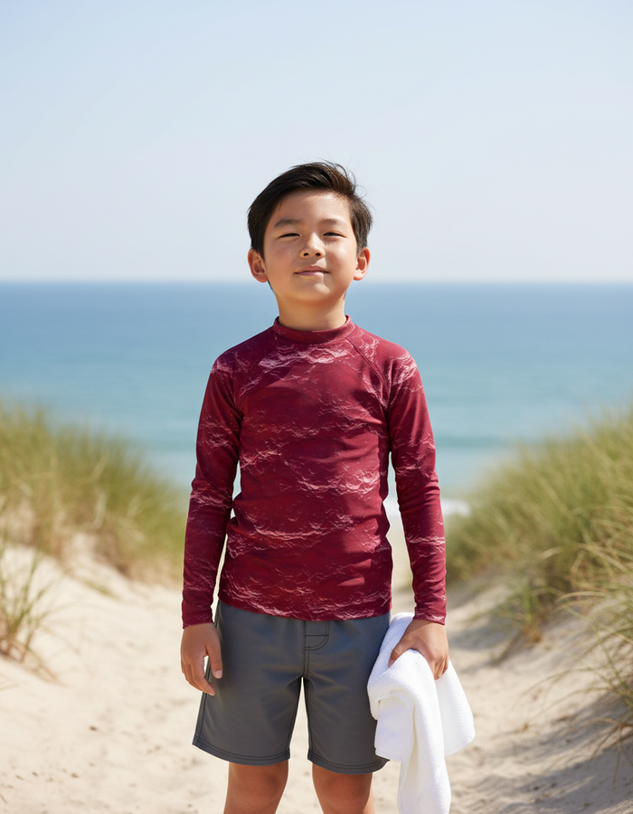 Rashguard — Kids Hot Pink Eclipse