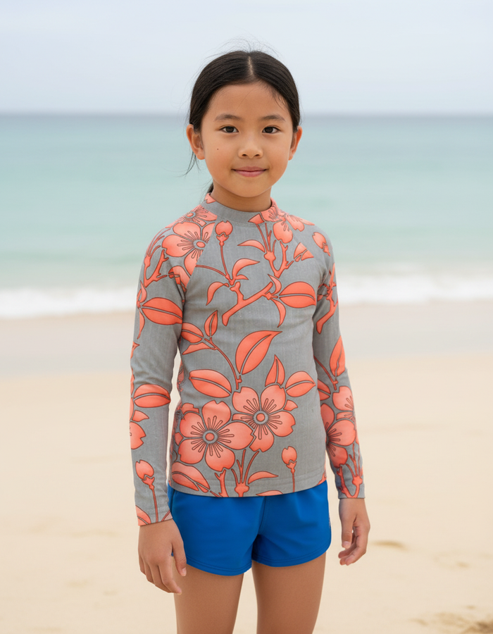 Rashguard — Kids Coral Fusion