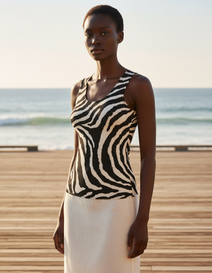 Zebra Collection Tank Tops tank tops