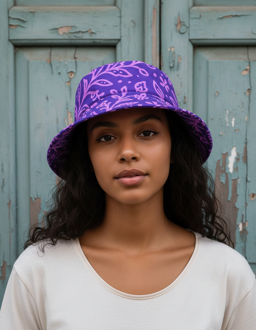 Purple bucket hats — Dripper