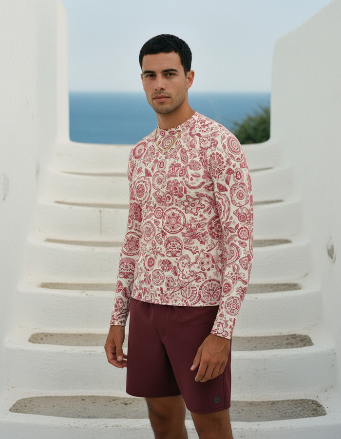 Rashguard — Men's Tea Rose