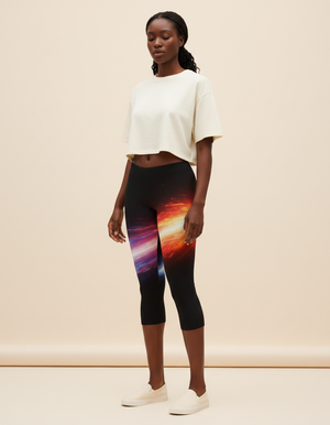 Zodiac Capri Leggings Capri Leggings — Dripper
