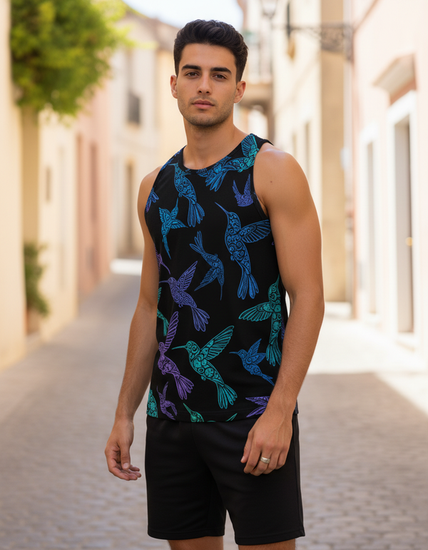 Hummingbird Collection men's tank tops
